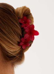 Goji Hair Clip - Raspberry